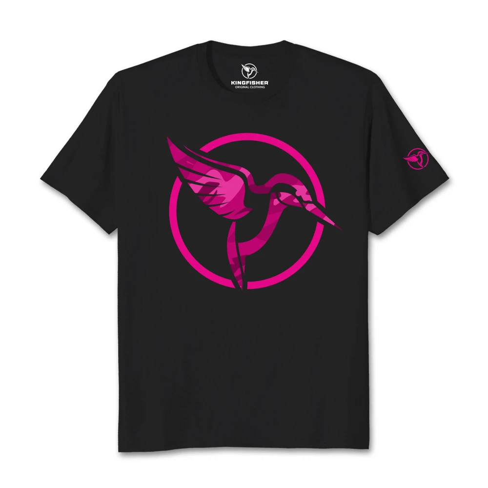 Tričko KINGFISHER PINK CAMO